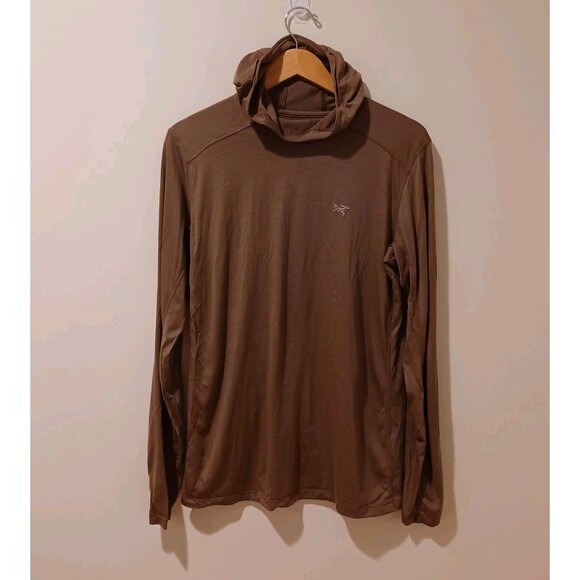 Arcteryx Hoody Ionia Merino Wool Pullover Sweatshirt Mens M Lightweight Ski - Picture 1 of 9